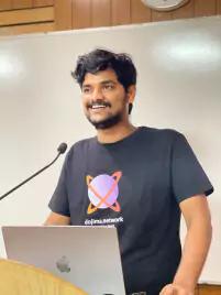 Bhagath, a speaker at the DiD - Workshop & Hackathon